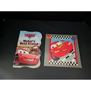 Disney Pixar Cars Lightning McQueen Board Book Lot Maters Best Friend Bilingual